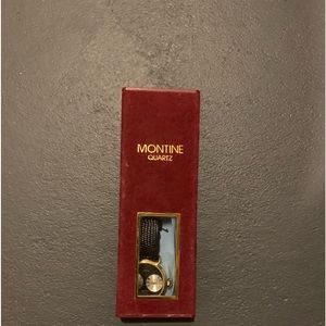 Free with purchase Montine Quartz Watch new in box